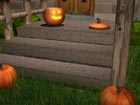 Jack-o-lantern Pumpkins Haloween Scene