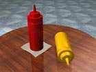 Ketchup and Mustard Bottles