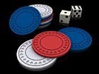 Poker Chips and Dice